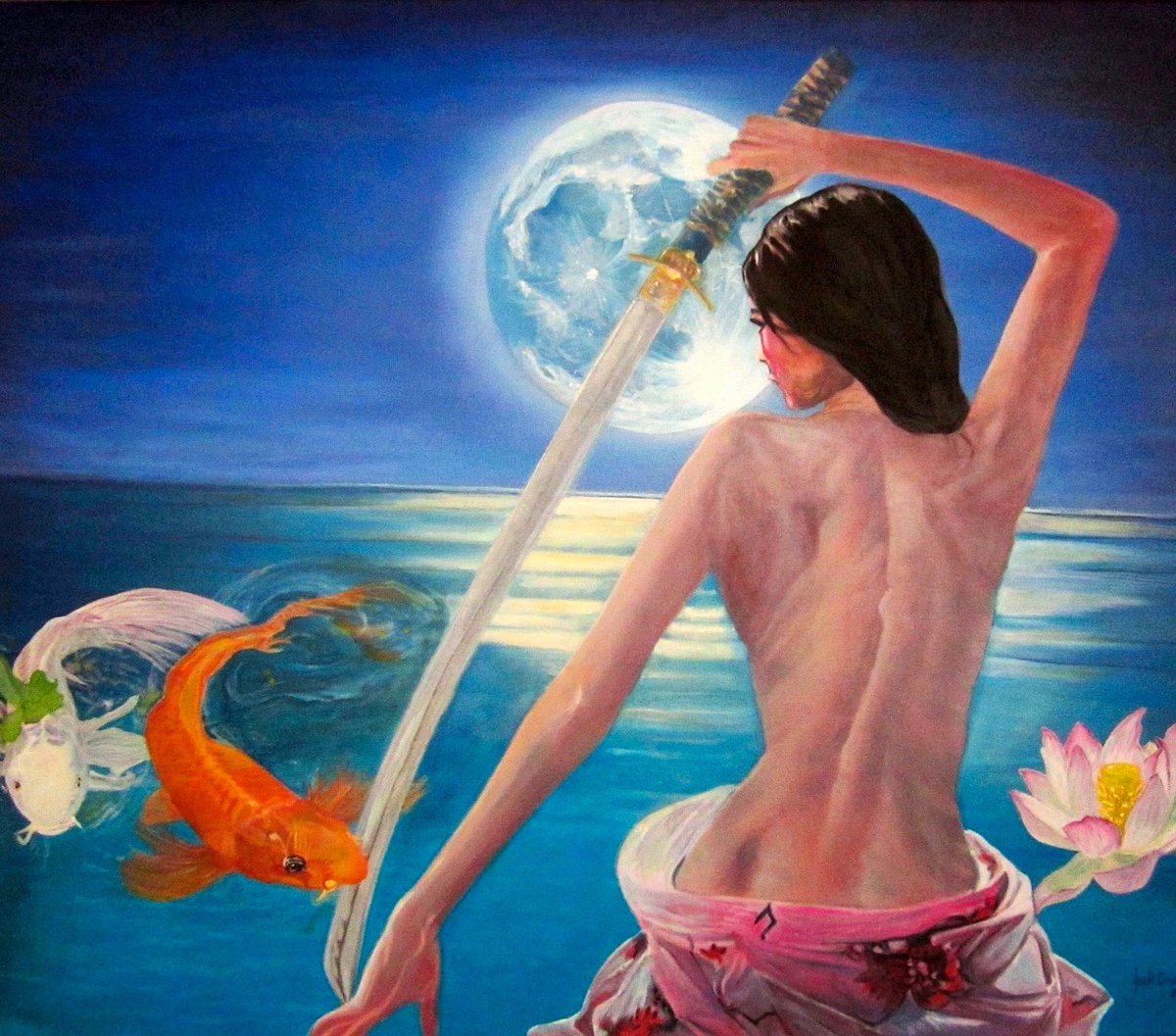 ipekchi_art's tweet photo. Izanami (Japanese Goddess of creation&amp;death)
✨Oilpainting on Canvas 120x100cm

#art #mythology #oilpainting #fineart #artist #painting #artwork #sanat #tarih #myths https://t.co/yLS0EfSxdT