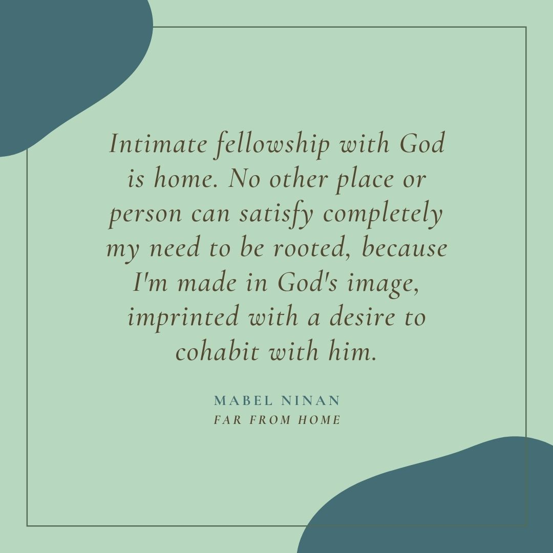 Where is home?

I don't have a simple answer.

I've lived in eleven homes and seven cities across two countries since 2008.

I feel at home in many places. Sometimes, no place feels like home.

I've come to realize that it matters less and less where I live when spiritually, I ca
