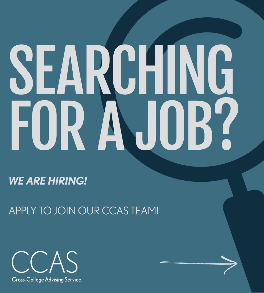 Hey #BioBadgers! Looking for a job on campus? Consider being a Peer Advisor! <a href="/ccasuw/">UW Madison CCAS</a> is hiring SOAR Peer Advisors and Residence Hall Peer Advisors, find out more about these positions here: ccas.wisc.edu/work-with-us/
Applications are Due MONDAY FEBRUARY 24th!!