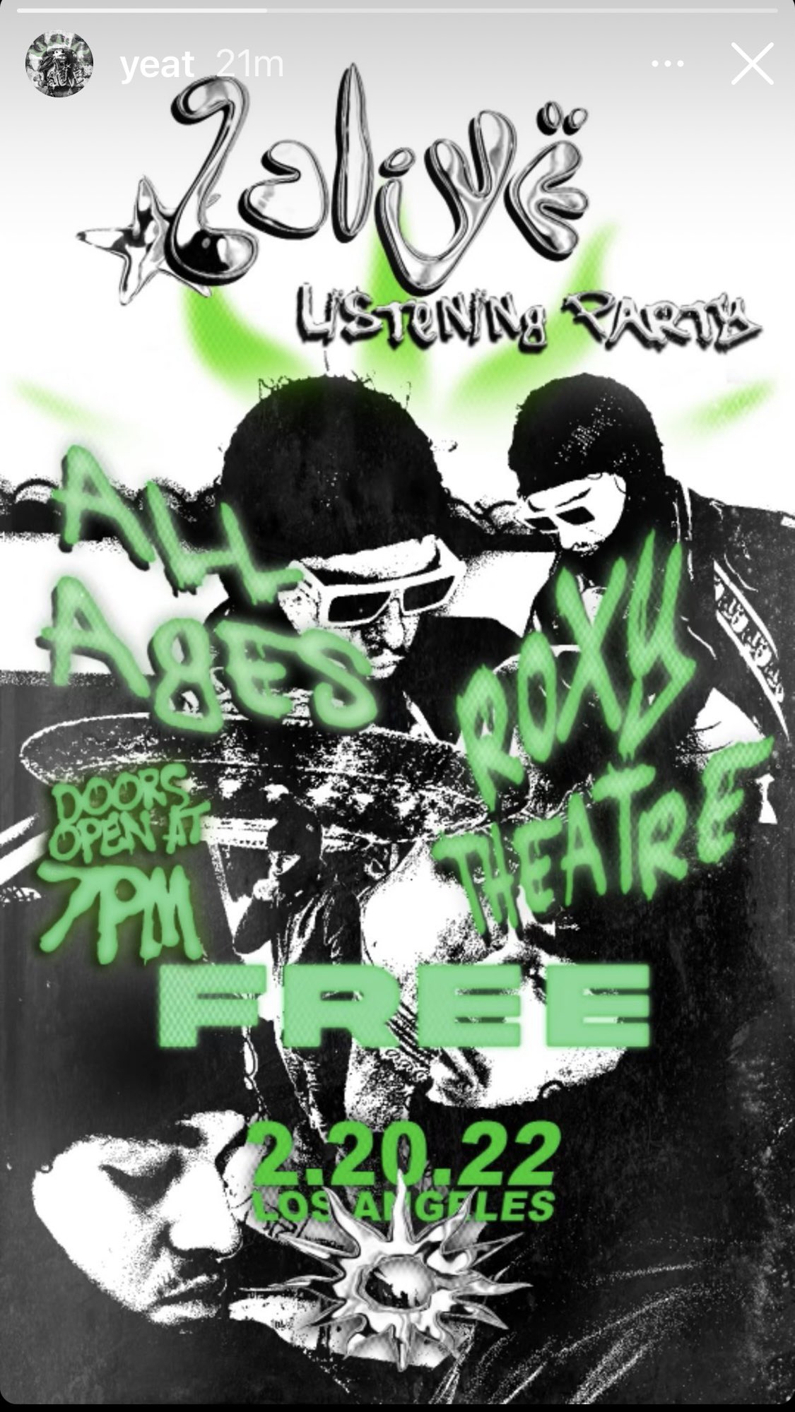 Yeat free show