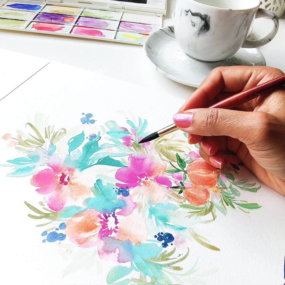 HelloClariceG's tweet photo. Ready for tomorrow's new video? Assuming y'all are caught up with all my videos 🙂. #loosewatercolour #watercolortutorial #therapy
@legionpaper @NevskayaPalitra https://t.co/7W2RTzc2Mg
