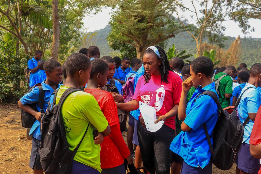 DrewBikinni's tweet photo. Official launching of the limbe campaign at two state colleges. Educating young girls and boy on menstruation and the fight again shame, stigma and taboos concerning menstruation.
#zoecommunications
#royaltyworld
#periodpoverty
#mikeyanoufoundation https://t.co/ahpxkP82yO