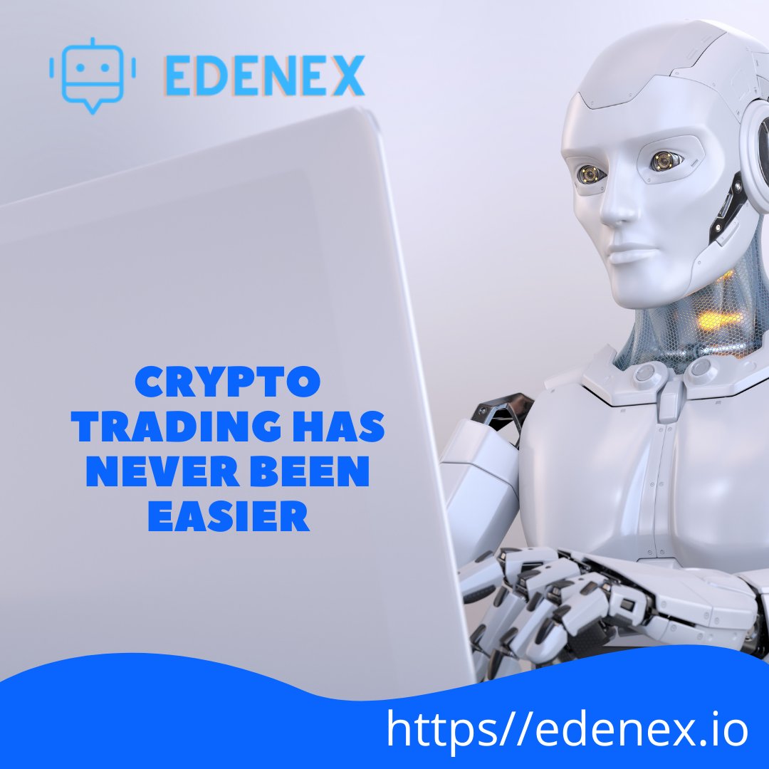EdenexTrading's tweet photo. sign up at https://t.co/k1IgTgW7lv to start trading on our Exchange. Experience fully automated Crypto trading at your fingertips. https://t.co/Hi47zb8Tub