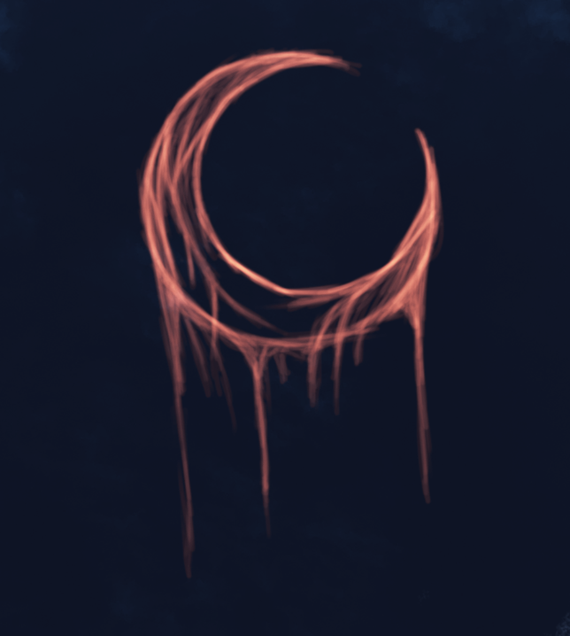 tobilow_'s tweet photo. Playing a bit more with glowy paint, I really love this moon somehow https://t.co/Rnk5pwEbGP