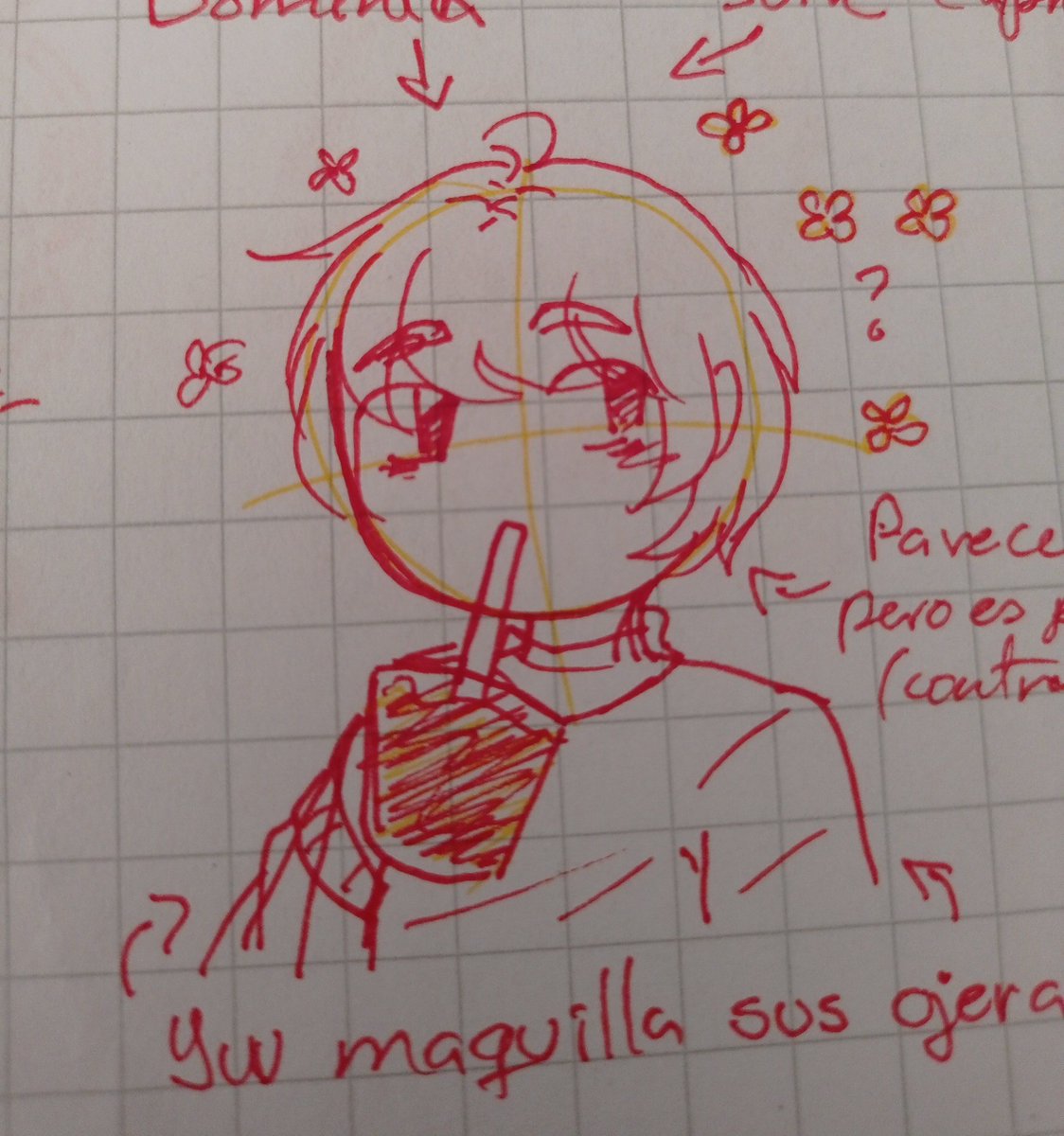 También dibujé a Dominic, pero no quedó tan bien como me hubiese gustado, igual lo dejó acá sndkbsjd

Es como su mamá (yo), adicto al café JAJSJAJ