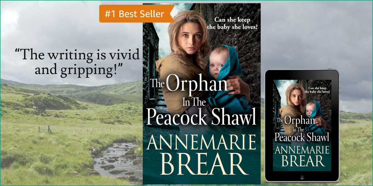 The Orphan in the Peacock Shawl 
New Release!
“The writing is vivid and gripping!”
Annabelle can’t hide forever from the wealthy Hartley family, but can she give up the baby she loves? #historicalfiction #historicalsaga #Victorian #Yorkshire
Amazon: https://t.co/qZZCGcJb73 https://t.co/MFpLGPGTP8