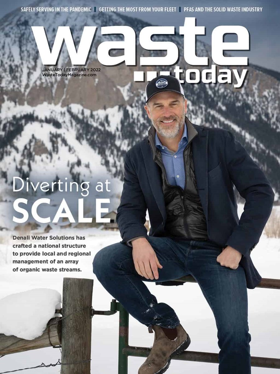 We are proud to have our CEO, Andy McNeill, on the cover of Waste Today Magazine and our CGO Jeffrey LeBlanc featured in the cover story, talking about replenishing the earth by repurposing waste.

Read the article here:
wastetodaymagazine.com/article/denali……

#Organic #Waste #Scale #CEO