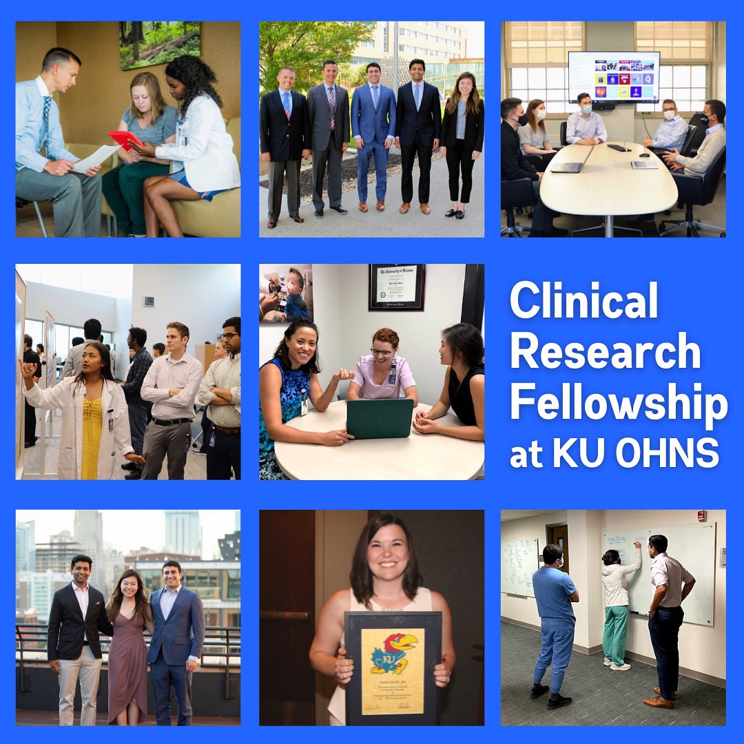 KU Otolaryngology - Head & Neck Surgery (@ku_ent) on Twitter photo Inviting apps for 3 paid #otolaryngology research fellow positions @ku_ent AY22-23. Must be MD grad/MS3/MS4 @ US accredited institution. Apply: email CV, cover letter, 2 LoRs (ERAS LoRs ok) to aholthaus@kumc.edu
bit.ly/KUENTfellowship
#ENTsurgery #WeAreOto #OtoMatch #Match2022 Inviting apps for 3 paid #otolaryngology research fellow positions @ku_ent AY22-23. Must be MD grad/MS3/MS4 @ US accredited institution. Apply: email CV, cover letter, 2 LoRs (ERAS LoRs ok) to aholthaus@kumc.edu
bit.ly/KUENTfellowship
#ENTsurgery #WeAreOto #OtoMatch #Match2022