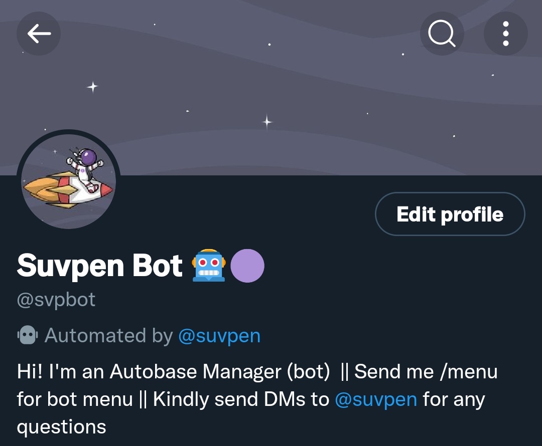 suvpen's tweet photo. Allo akak! 👋

Untuk mengikuti peraturan Twitter terbaru, untuk semua akun base harap memasang label Bot.

Bagaimana?
1. Pada akun base msk ke pengaturan, pilih Akun
2. Pilih Info Akun
3. Pilih Automasi
4. Isi managed akun base dgn akun admin

Terima kasih dan Selamat Pagi 🤩🐓 https://t.co/wrs7aODnUO