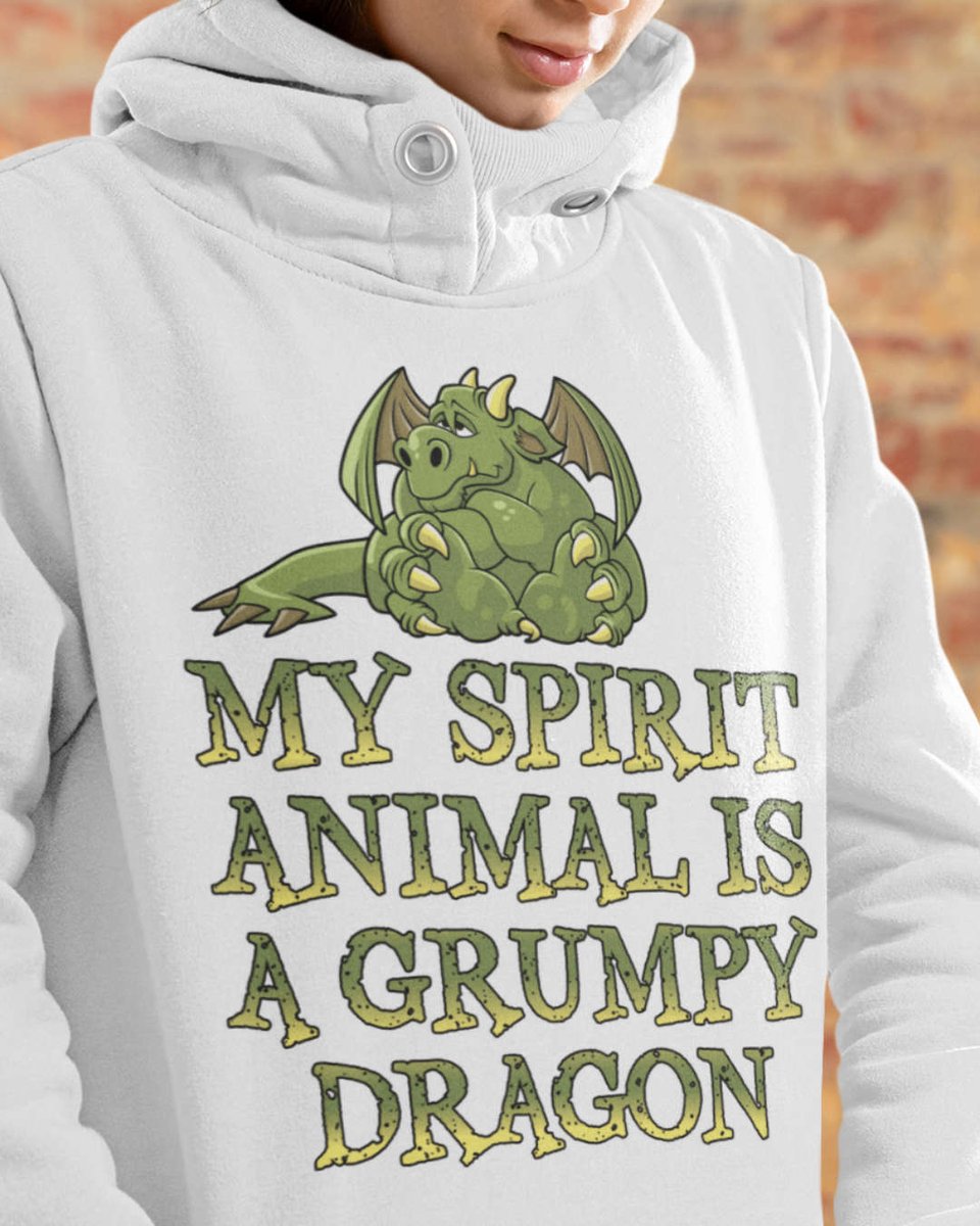 robimerchdesign's tweet photo. My spirit animal is a grumpy dragon. An original design with a funny cartoon style dragon. Perfect for people who take pride in their grumpiness. #funny #grumpydragon #spiritanimal

https://t.co/b1ipeF3d8v https://t.co/kgD1mQUuYC