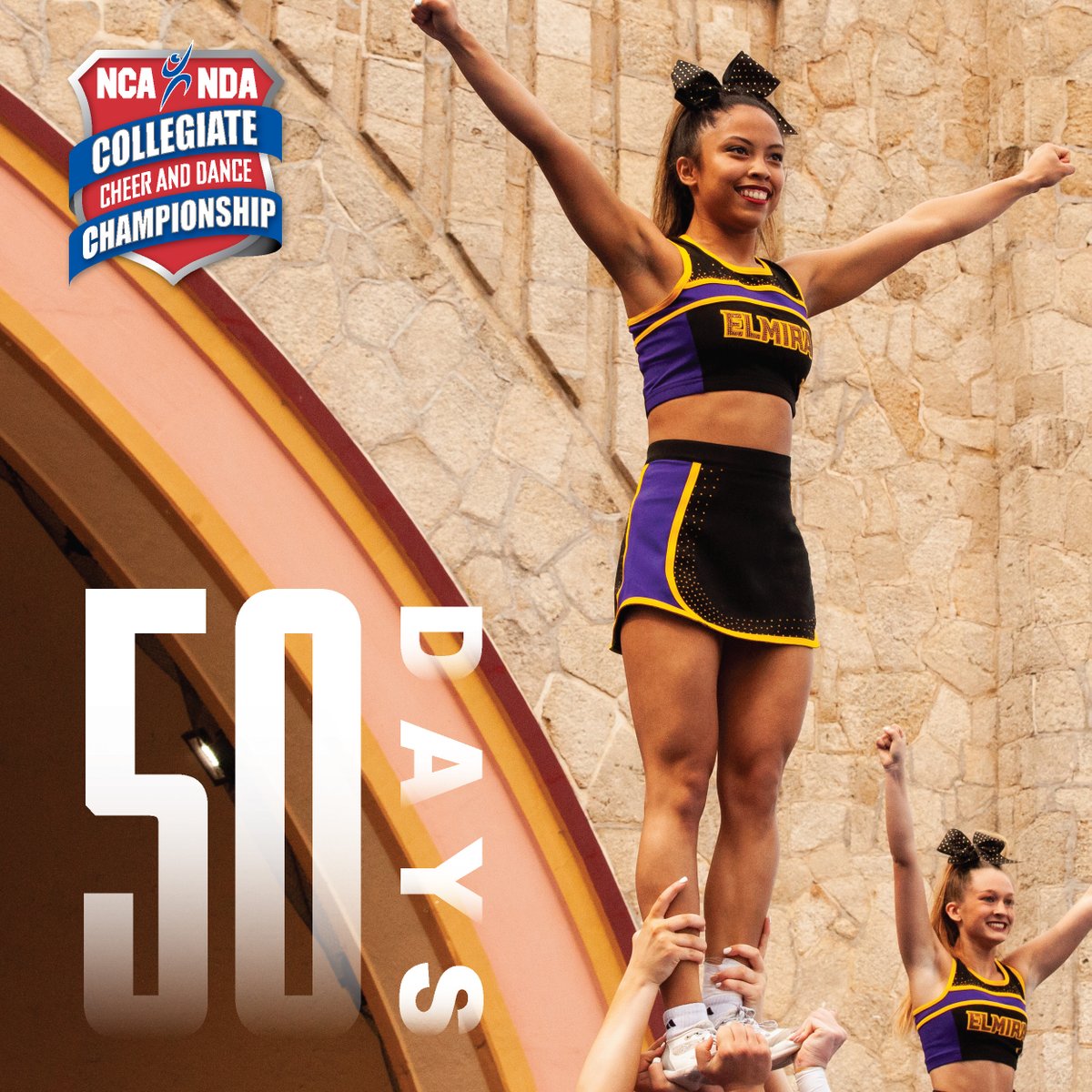 5️⃣0️⃣ days away until teams across the country take the mat in Daytona! #NCAnationals