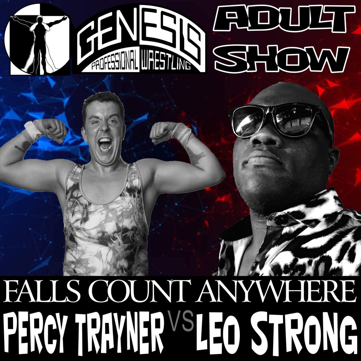 GenProOnline's tweet photo. 🔥THIS SUNDAY🔥

@strongamania is about to run wild on the Adult Show as Leo Strong takes on @traynerwrestle_ in #fallscountanywhere action 

Tickets at https://t.co/AseoEIEgsJ 

#prowrestling #indywrestling #britwrestling https://t.co/TXttGLaece