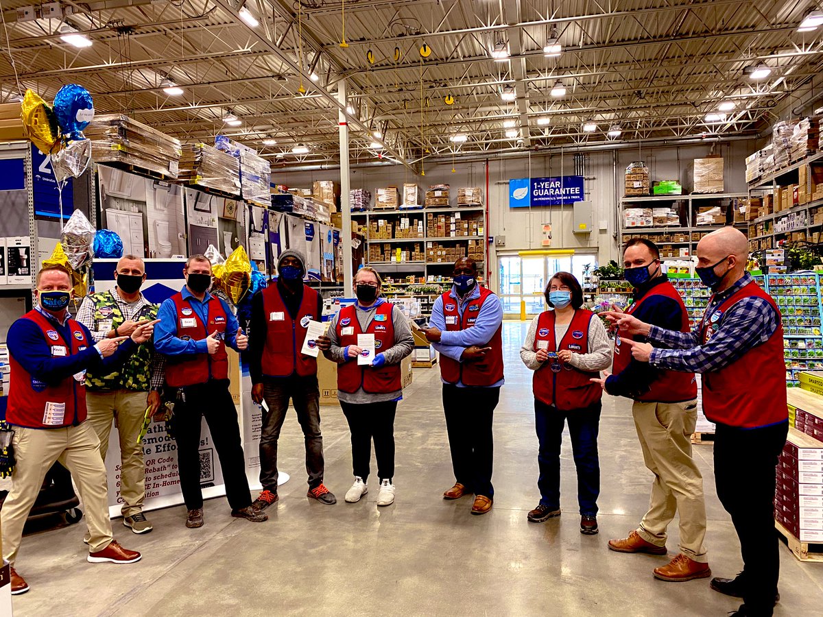 RVP Anthony recognizing Jean, Nathan &amp; Chrissy today from Saugus for driving service &amp; safety !! Woo-Hoo 🎉 🙌🏻 👏!!! Great 👍 job team !!! <a href="/Anthony_Battle1/">Anthony Battle</a> <a href="/MattDanik/">Matt Danik</a> <a href="/Chris_R_AHRBP/">Christopher Raposa</a> <a href="/Sean_2vsn_88/">Sean Brady Lowe's Saugus #2372</a> <a href="/ChelseaKuszaj/">Chelsea Kuszaj</a>