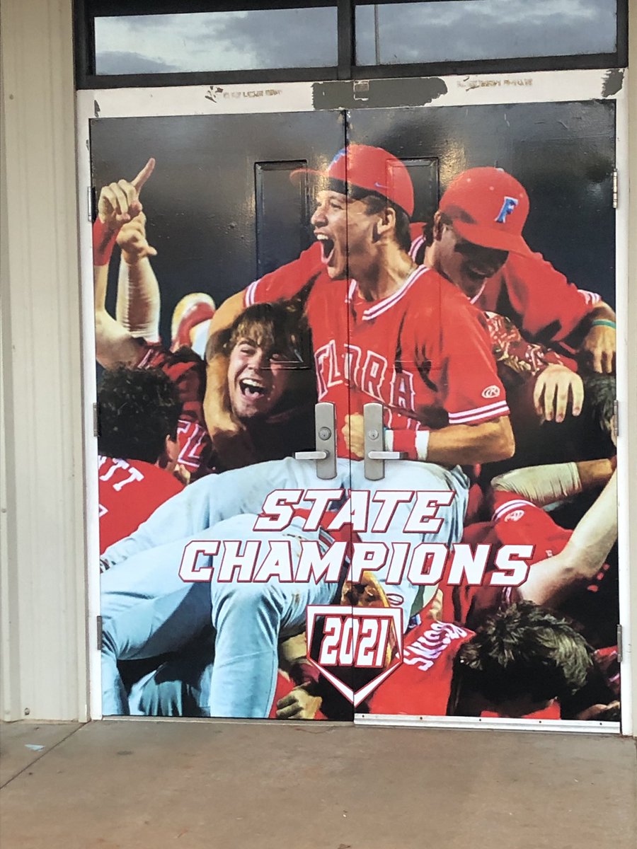 WKPackPrinting's tweet photo. The week of Wrap-a-Rama continues!!! New door wrap for @ACFloraBaseball 2021 State Champs!  @WKPackPrinting https://t.co/0HgRzHni0t