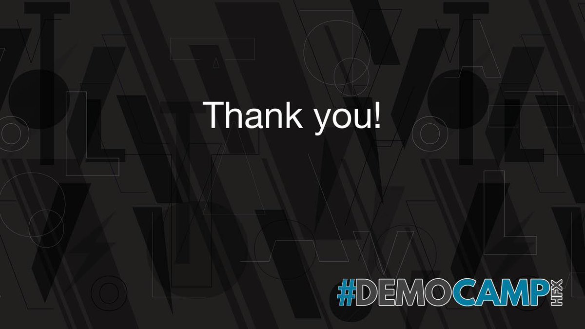 voltaeffect's tweet image. Thank you to everyone that participated in #DemocampHFX! 👏🎉
