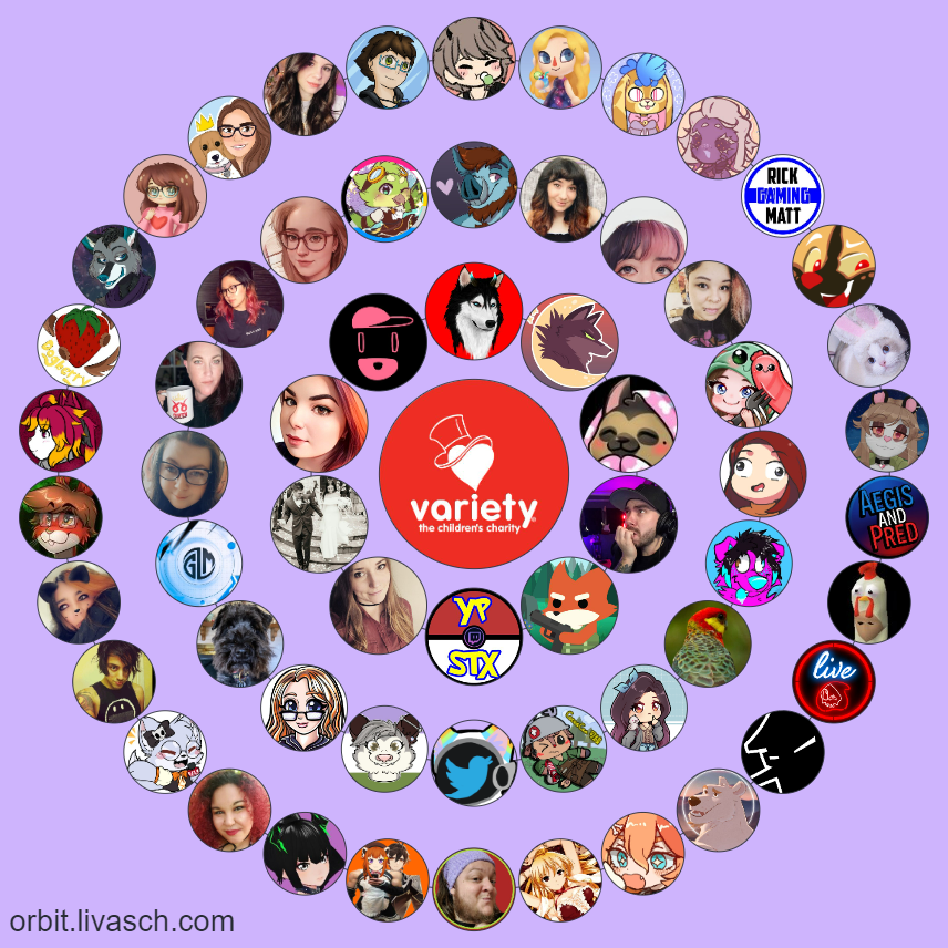 We're so lucky to have so many wonderful streamers connected with us to help kids in need, you're all so amazing! 🥰❤️

Do you see yourself here? 🤔