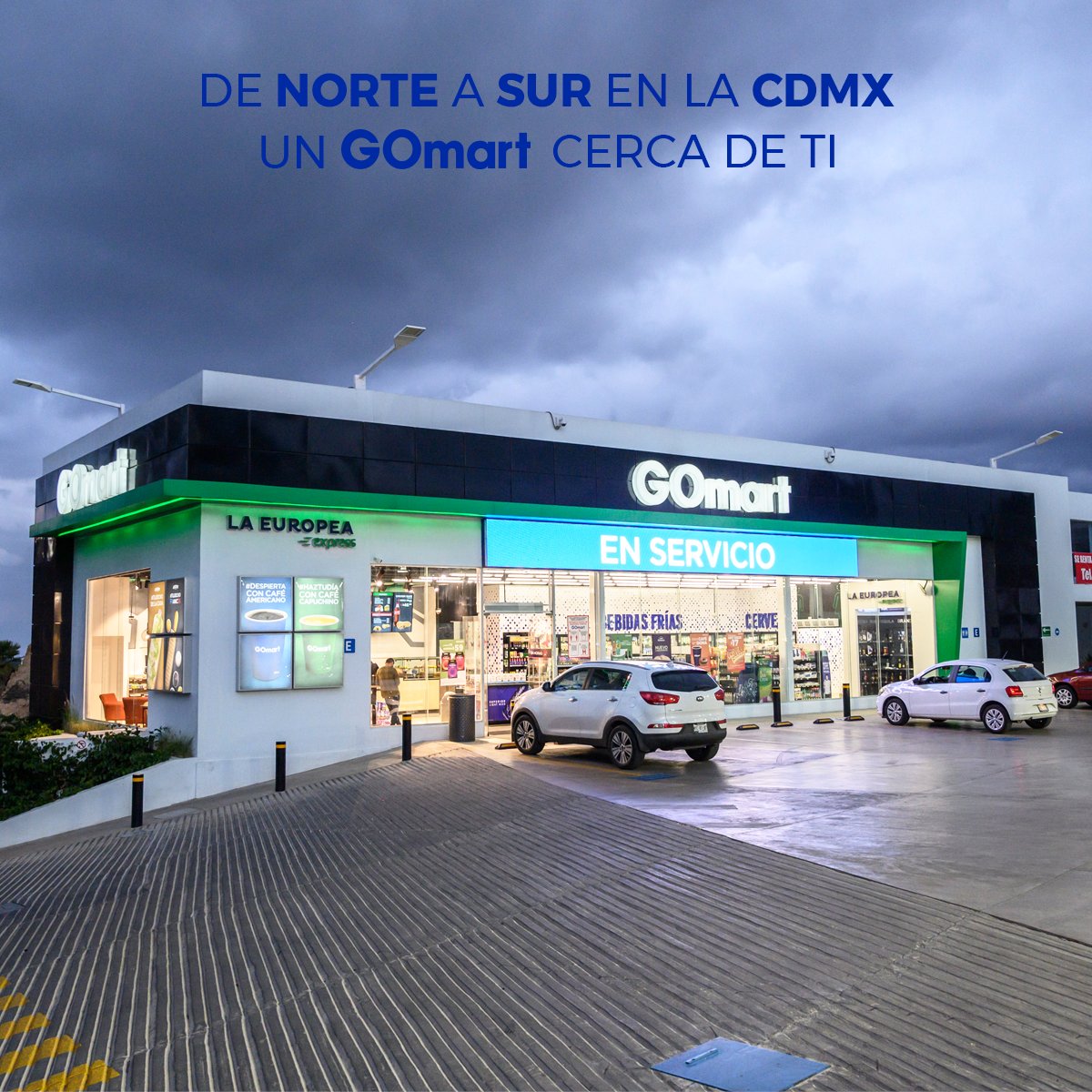 Donde quiera que vayas en la cuidad o la carretera GOmart te acompaña. 

#GOmartContigo
#TiendasGOmart