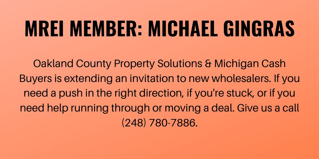 Michigan_REIA's tweet image. Haves &amp;amp; Wants are today! Lots of new ones so be sure to take a look to see if there's anything you may be interested in.

This is a MREI Member benefit!
📣Members: submit yours to Director@MichiganRealEstateInvestors.com

Not a member yet? Join now!➡ bit.ly/MREIJOIN