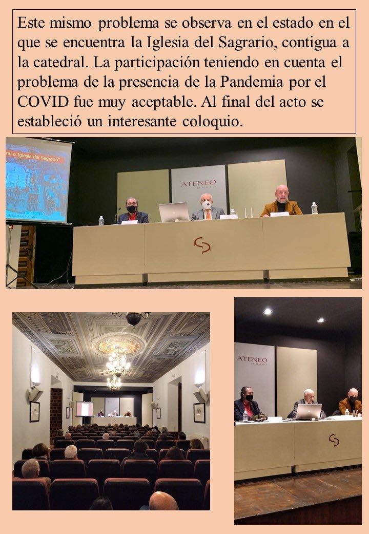 DiegoEstradaFe2's tweet photo. Conferencia de Diego Estrada en el Ateneo de Málaga, 8Feb22,acerca de la Catedral. https://t.co/5T4acmsK7O
