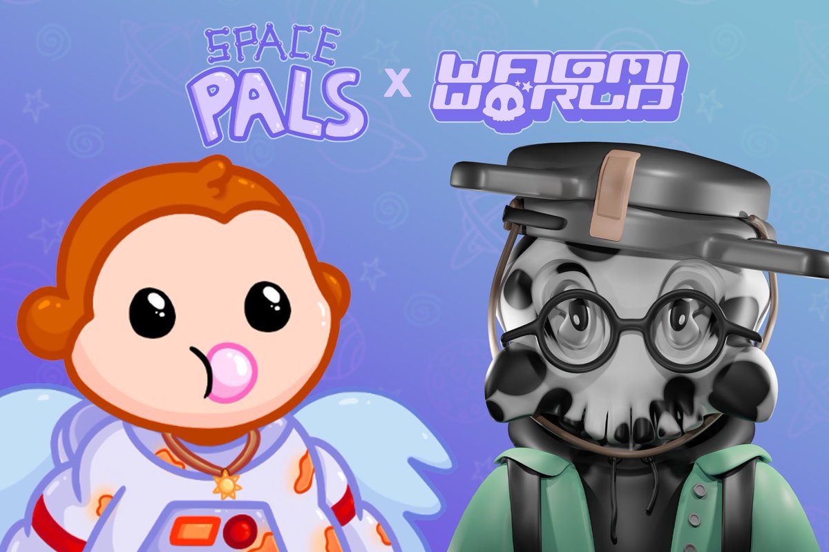 We’ve teamed up with Wagmi World to give away 10 WL spots to their project!

1. Follow @wagmiworld &amp; <a href="/TheSpacePals/">Space Pals</a> 
2. RT this post
3. Tag a friend below