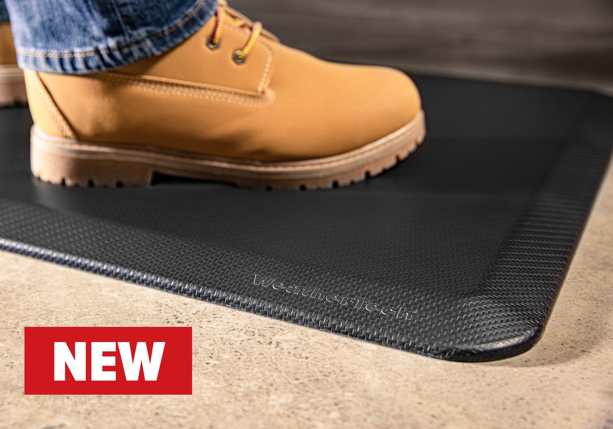weathertechca's tweet photo. Stand for longer periods of time in the kitchen, workshop, standing desk and more with the new #ComfortMat
#WeatherTech #WeatherTechCanada #WeatherTechHome https://t.co/dZdrQRhhHv