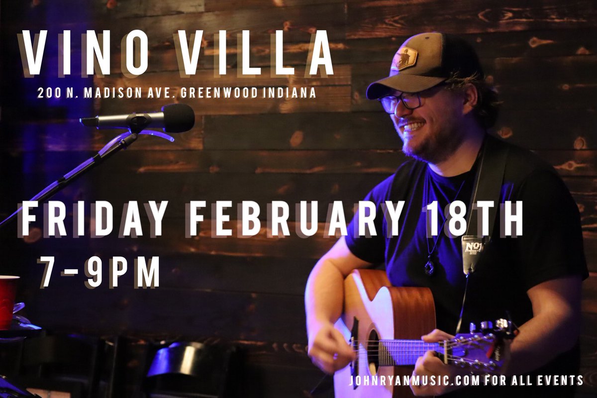 JohnRyanMusic1's tweet photo. Hope to see you Friday! https://t.co/FOCrbnSszY