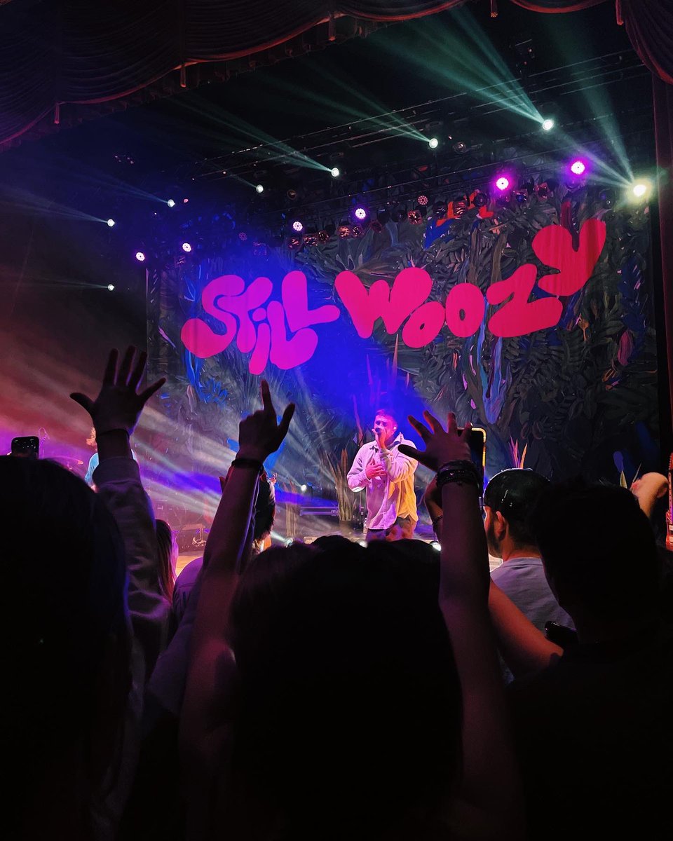 adyybee's tweet photo. unforgettable night with still woozy https://t.co/69SbVPM55F