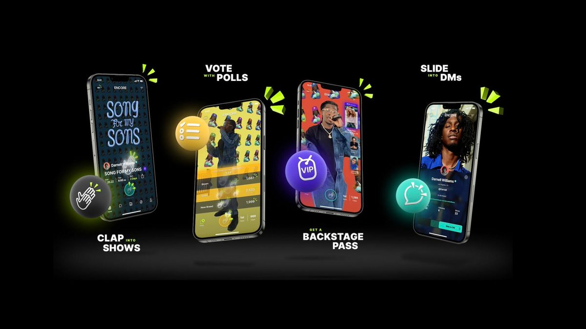 sonoforartists's tweet photo. Kid Cudi co-founded AR music app Encore launches with $9m in funding: Funding round was led by Battery Ventures
Source https://t.co/Mb6MUoWWMQ https://t.co/JYAbAW3wgB
