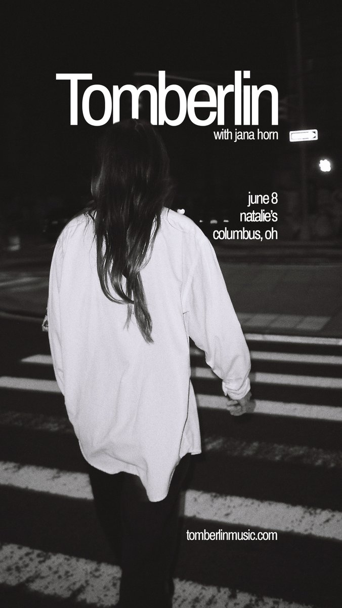 ArchieFoxLive's tweet image. #JUSTANNOUNCED Tomberlin w/ Jana Horn on June 8 at Natalie's Grandview. Tickets on sale 2/18 at 10 am via archiefoxlive.com