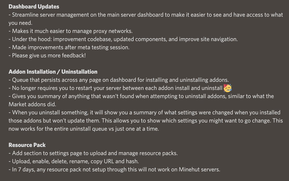 Minehut Support tweet media
