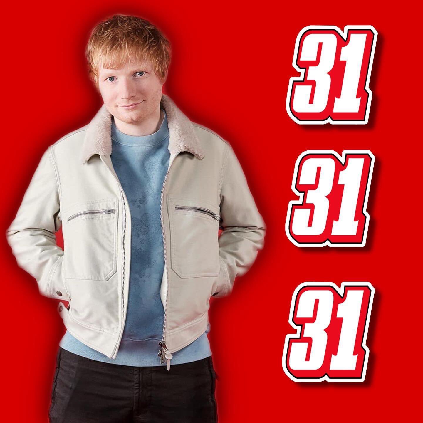 Ed Sheeran 31 ¡happy birthday!                                 