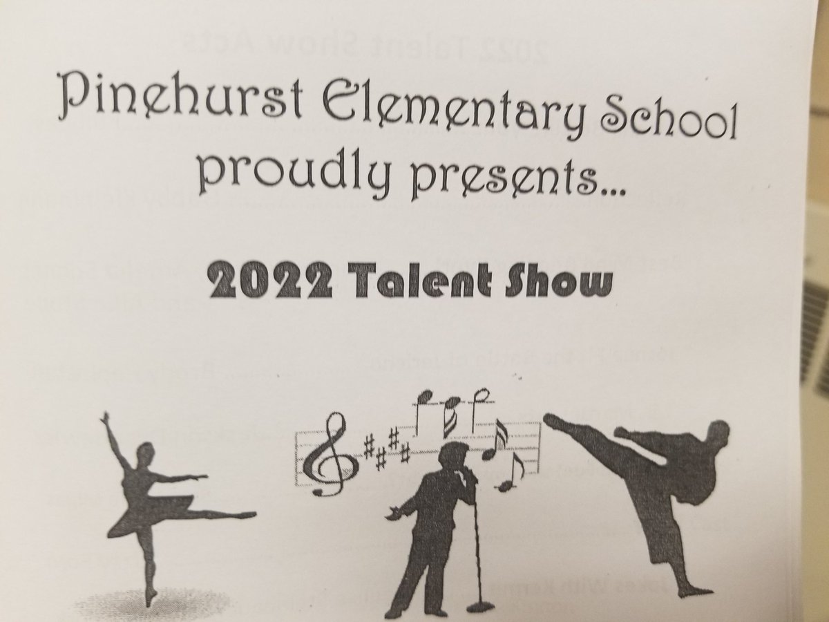 jmakpinehurst's tweet photo. Congratulations to our 5th Grade students who participated in the Talent Show.  Fantastic performances! https://t.co/YdaRjhLRqa