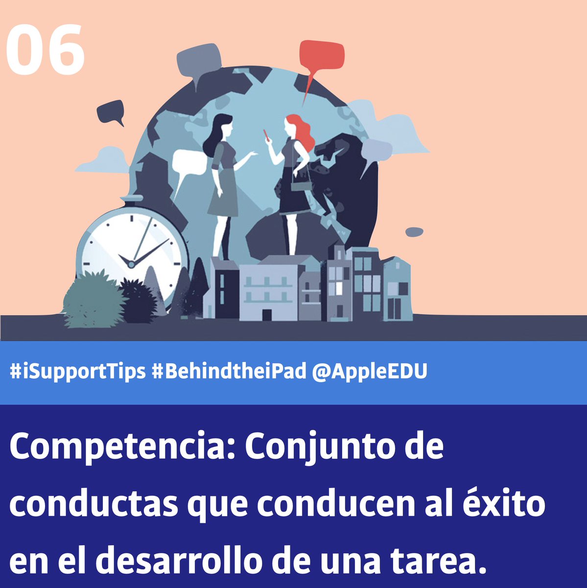 DiegoCamposBCN's tweet photo. Competencia: Conjunto de conductas que conducen al éxito en el desarrollo de una tarea. TRABÁJALAS, ahora ya sabes lo que son.
#iSupportTips #BehindtheiPad @AppleEDU #claustrovirtual @LaMirandaSchool https://t.co/aevLKuDfQG