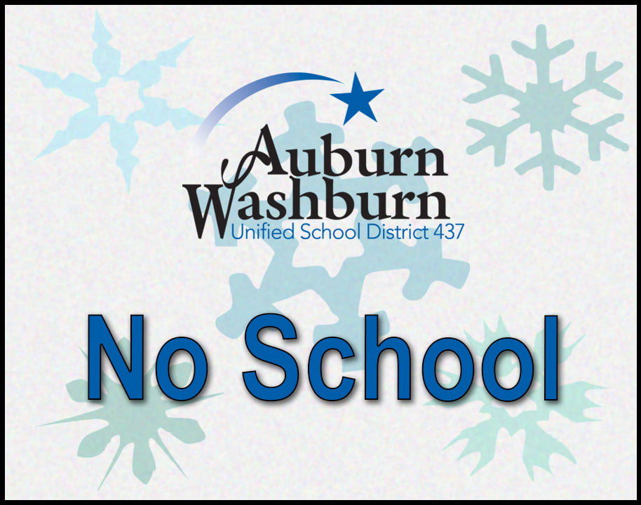 School will be cancelled in the Auburn-Washburn School District on Thursday, February 17, due to the high probability of snowfall scheduled in our area. Complete information at usd437.net/.../parent-mes….