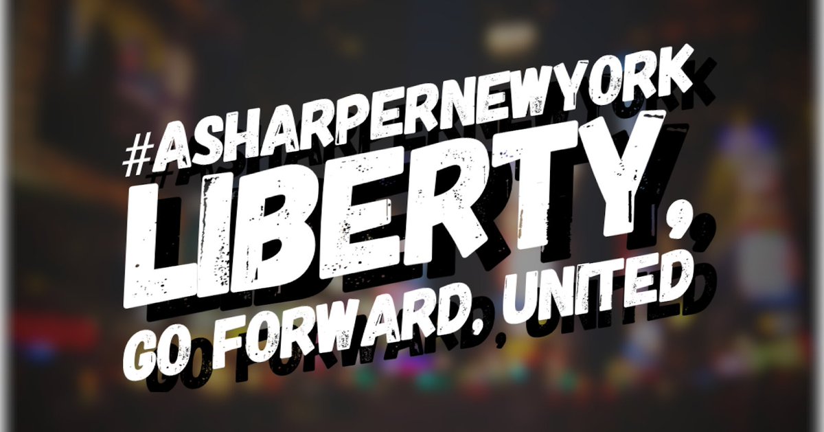 Fwd_Party's tweet photo. 📣 BIG news: The Forward Party is excited to support candidates who run on #OpenPrimaries, #BallotAccess, and #RCV. That's why we're excited to endorse @LarrySharpe for Governor of New York as he runs on the #Libertarian ticket. 🇱🇷🗽 

#ASharperNY #LibertyForwardUnited https://t.co/UaaPZryuZb