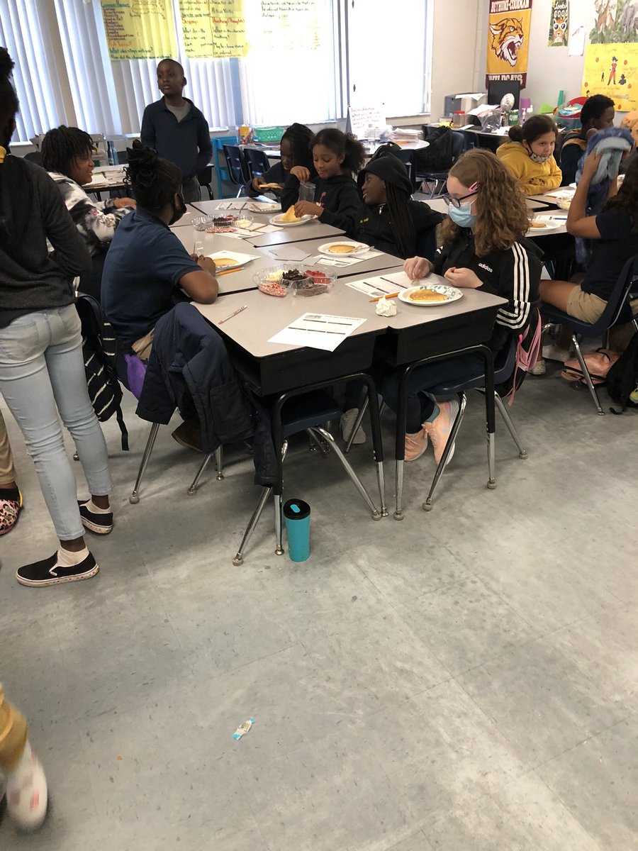 Learning about chemical and physical changes in science by making dessert pancakes <a href="/oakparklions/">Oak Park ES</a> <a href="/WandaOrtizSDHC/">Wanda Ortiz</a> <a href="/RyanMoodyHCPS/">Ryan Moody</a> <a href="/MrsCochol/">Ashley Kay Cochol</a> 

Science teams up with Reading