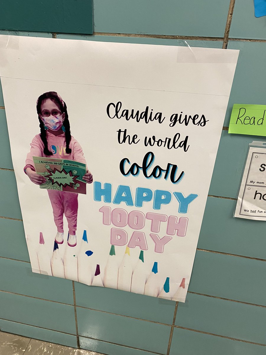 PS369YLE's tweet photo. 💯 days of learning, acquiring, developing, solving and conquering @369YLE Happy 100th day of school.@DOEChancellor @Csd7Bx @unitedwaynyc @UCS_UFT @WavemakerGlobal @RoadsToSuccessN @NYCSchools https://t.co/KAwyhH8RO3