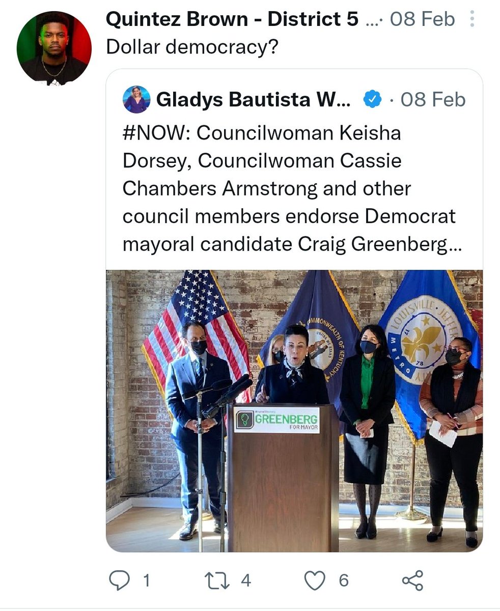 BluegrassRabbi's tweet photo. In the two weeks before Quintez Brown the antisemitic radical terrorist, tried to murder a Jewish mayoral candidate, his social media has pictures accusing Jews of being plantation owners, accusing Jewish money of running politics, and trafficking Black Hebrew Israelite garbage. https://t.co/aQu14LHbY6