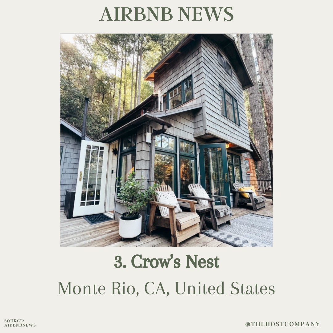 Part 2 of Airbnb's MOST GORGEOUS houses of the year, as determined by Instagram! We posted the first 5 (numbers 10-6) a couple weeks ago, so here are the final five in the countdown of most gorgeous houses! Congrats to the top five! Which one of these are your favorites?