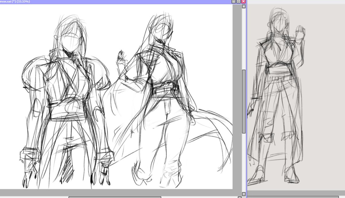 So, this is how Tifa wears a soldier's uniform, which is similar to the Sephiroth uniform, I wanted to give her open shoulders at first and a sweater like Cloud's, but then I thought I wanted to give her an open chest and the same scar that was not healed, as in the original game