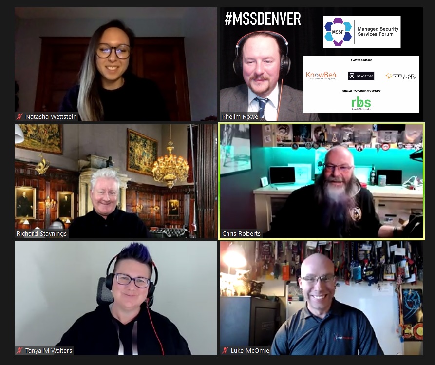 CtgIntelligence's tweet photo. Love this shot of our final panel including @Sidragon1 @lmcomie @rstaynings @MissMolot0v and Tanya Walters at the #MSSDenver! https://t.co/sSOh7h9BLN