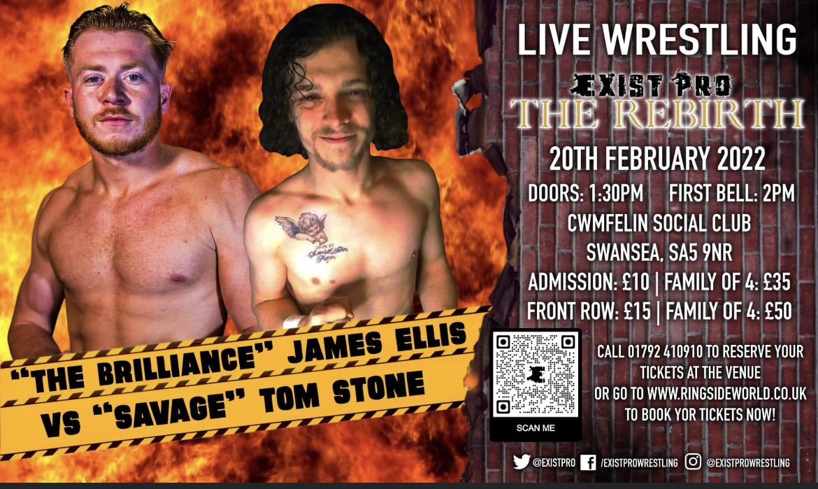 This weekend…

19th vs @Tyson_T_Bone at <a href="/PWKarnage/">Pro Wrestling Karnage</a> 

20th vs Tom Stone at <a href="/ExistPro/">Exist Pro Wrestling</a>