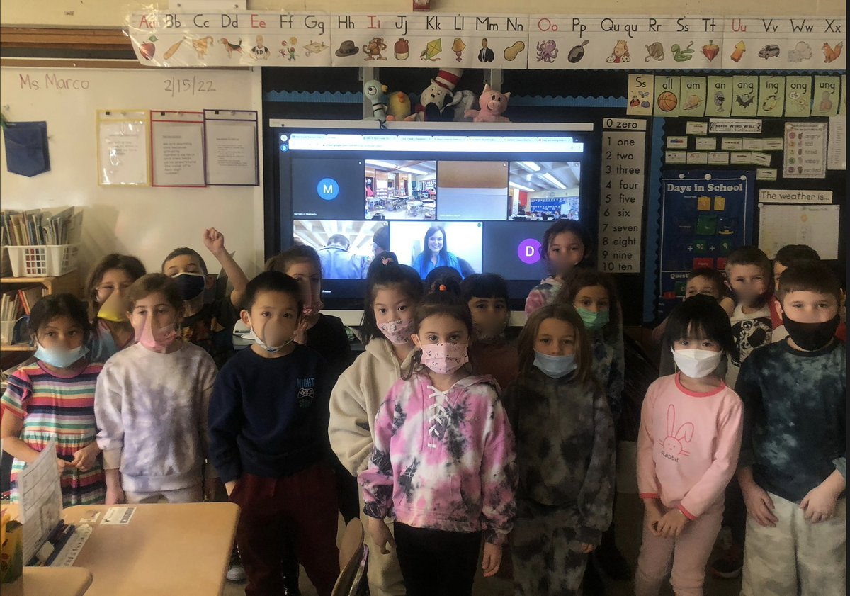 <a href="/PS55SI/">PS55</a> Our first graders had a meet and greet with Fox's Meteorologist Amy Freeze!