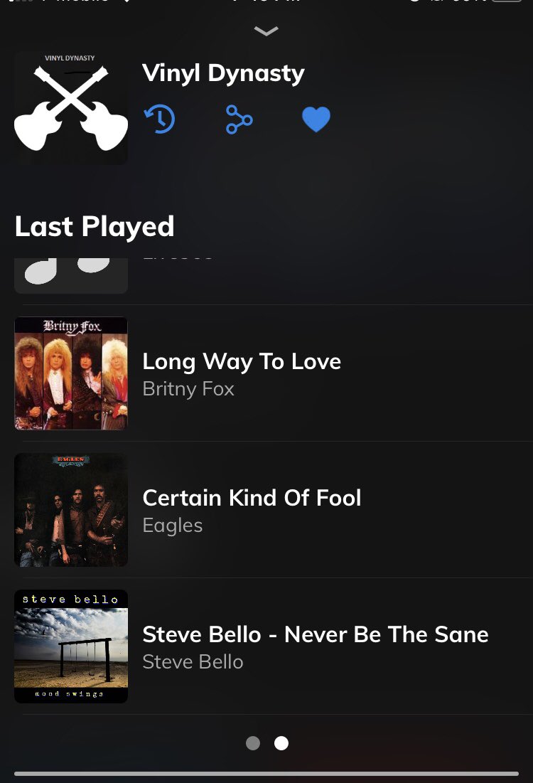 glimmergirl's tweet photo. #recentlyplayed @StevieHimself #TheEagles #BritneyFox https://t.co/iUMWUZ3Grg