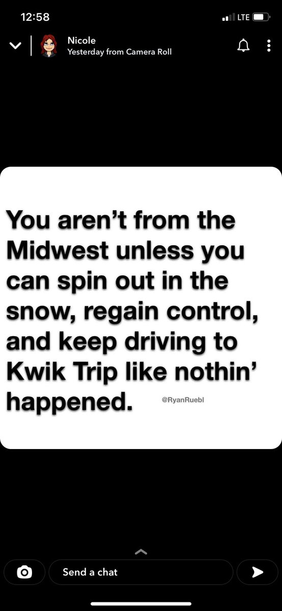 PhilipLow17's tweet photo. 😂 #WiscoWinter @KwikTrip https://t.co/8ml1ASdpf3