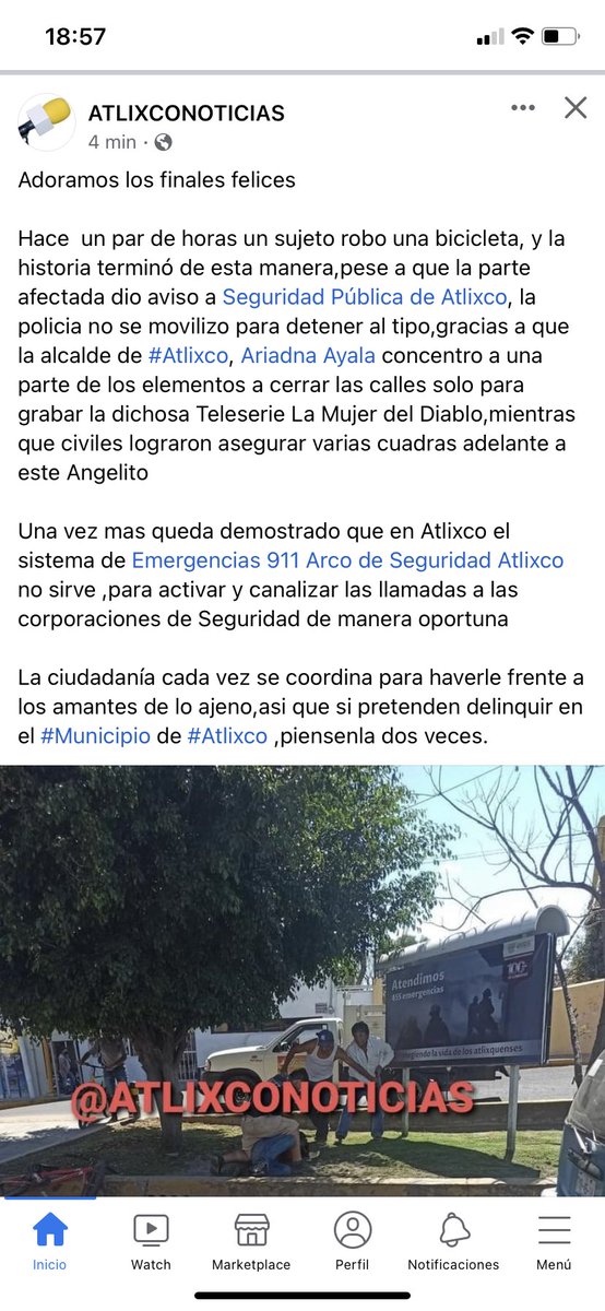 Es más importante la serie que ayudar a la ciudadanía