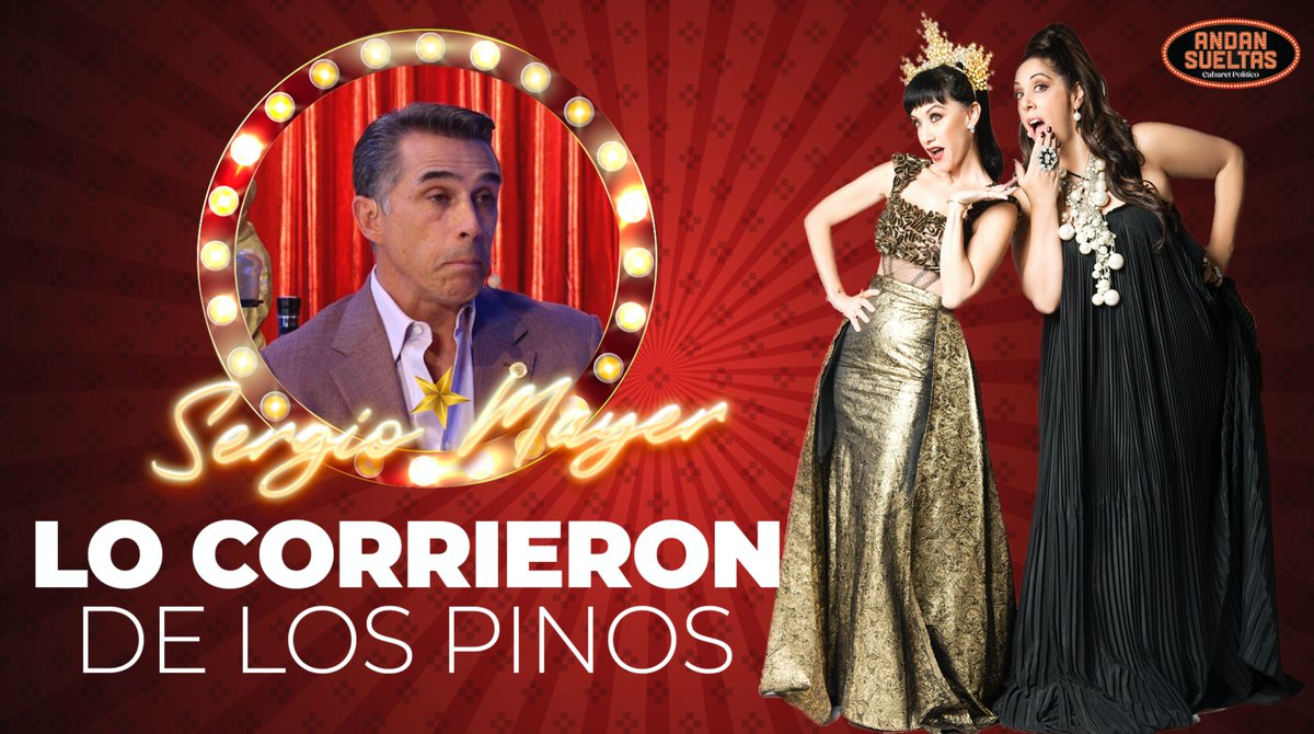 AndanSueltas's tweet photo. ¡No te pierdas el estreno de nuestro cabaret político HOY a las 9:00 pm!

Invitado especial: @SergioMayerb 

El programa más irreverente y sin censura de la política y entretenimiento en México con @SusanaZabaleta  y @ReginaOrozco 👇
https://t.co/msAG8ayz71 https://t.co/PUOMrd5fyz