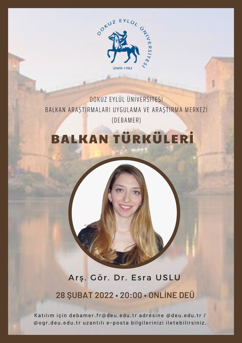 Balkan Araştırmaları Uygulamaları ve Araş. Merkezi (@deu_balkan) on Twitter photo 