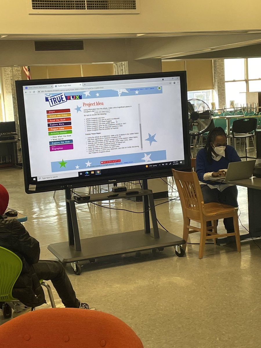 MrTouba's tweet photo. A big thank you to Ms. Knowles for showing my students valuable tools that they can use to complete their Black History assignments. @GortonHS @YO_LibraryMedia https://t.co/QpZOkCmGWx