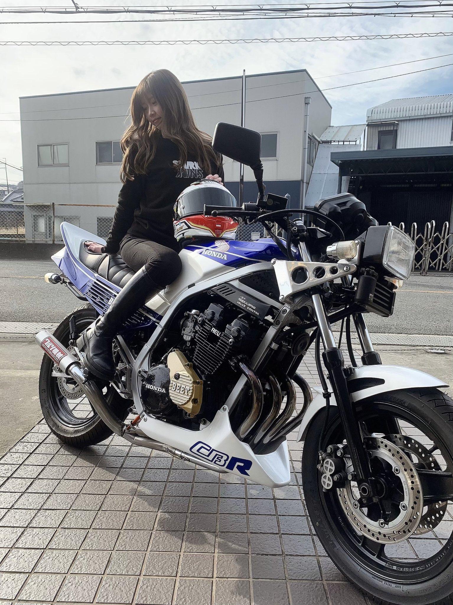 ホンダ cbr400f NC17 遠 フロントブレーキ 旧車